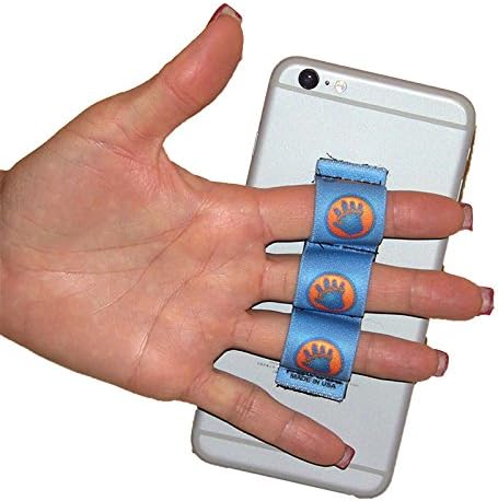 Писалка за мобилен телефон с 3 вериги за МЪРЗЕЛИВИТЕ ръце - XL - Син Ръка в кръг