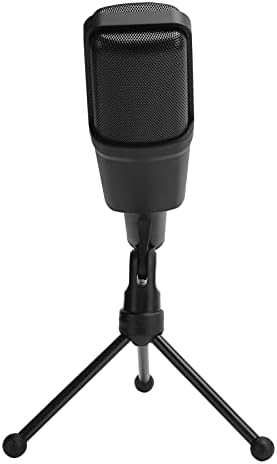 Tgoon USB Кондензаторен микрофон, поддръжка на нивото на звука ABS Изход за Слушалки Професионален смесване конзоли Звук за онлайн