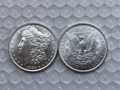 C Може да бъде озвучена версия на американски монети Морган 13 различни години на издаване и чуждестранни