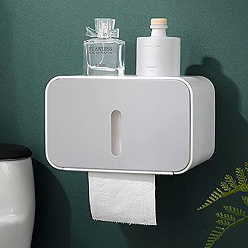 Държач за тоалетна хартия FXBZA, монтиран на стената, Водоустойчив Тава, Рулонная тръба от Утолщенного ABS-материал за Притежателя