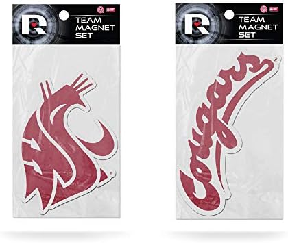Комплект магнити с Логото на отбора Rico Industries NCAA Унисекс от 2 опаковки за щанцоване