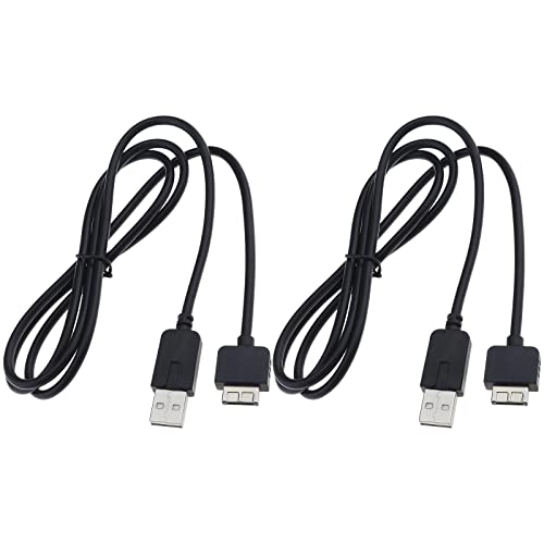 The Lord of the Tools 2 бр. Сменяеми USB-кабел за зареждане, Съвместим с модели PS Vita 1000 2 в 1 USB кабел за