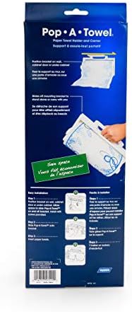 Camco Pop-A-Towel - Монтируемый или преносим диспенсер за хартиени кърпи за ръце, запазвайки хартиени кърпи за
