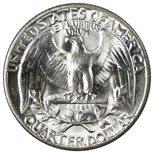Монета на САЩ достойнство 25 карат от 90% сребро Вашингтонския тримесечие на 1956 г., не циркулировавшая на Монетния двор на щата БУ.