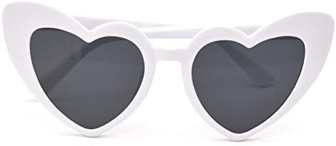 Слънчеви очила JUSLINK във формата на сърце за Жени, Vintage слънчеви Очила в стил на министерството на отбраната Котешко