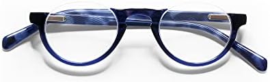eyebobs Заместник-председател на Унисекс Премия Очила за Четене за Мъже и Жени | Очила с Половин Рамки За Очите