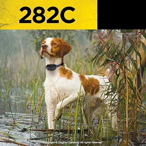 Dogtra 282c Ультракомпактный двукомпонентен нашийник за дресура на кучета с дистанционно управление - Водоустойчив
