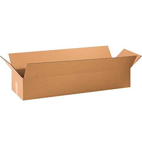 СКОРОСТНА САЩ B36106SK Дълги Гофрирани кутии, 36 L x 10 W x 6 H, Крафт (опаковка от 250 броя)