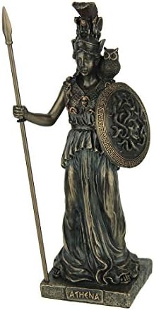 Статуята на Атина Веронезе, Гръцката Богиня на Мъдростта и войната, с Бронзов покритие