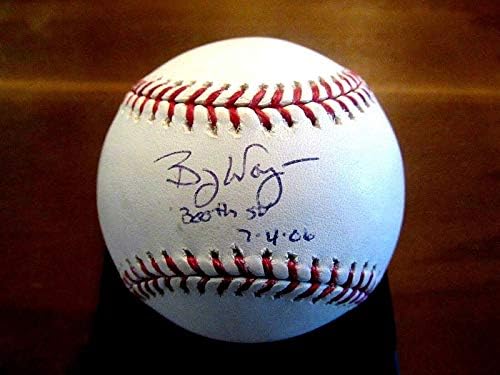 Били Вагнер на 300-та Спасява 7-4-0 Астрос Метс Подписа Авто Oml Бейзбол Щайнер - Бейзболни Топки С Автографи