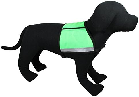Колан за кучета Petflect Premium, X-Small, Флуоресцентно зелено