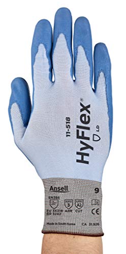 Мъжки и дамски работни ръкавици, Ansell HyFlex, устойчиви на гумата, от найлон, много тънки, Работни ръкавици, за механици, автомобилната индустрия или декориране на дома,