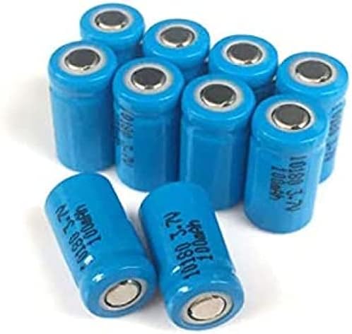 MORBEX Съвместим за 10ШТ 3,7 В 10180 Литиево-Йонна Акумулаторна Батерия Li-ion Cell Baterias Pilas 100 mah за Led Фенерче Цифрови