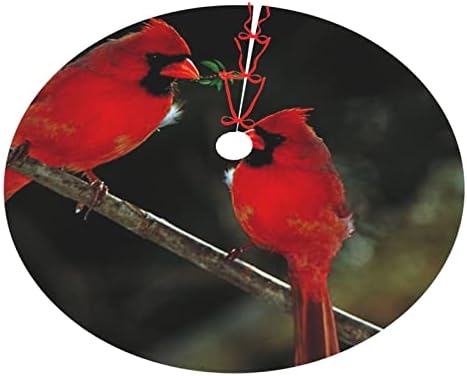 Червена Пола, за Елхи от Дивата Фауна Птици 48 за Украса на Коледното Празнично парти