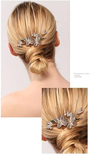 LEPSJGC Гребени с бродирани цветя, вградени В Бретон, Гребен за коса, Аксесоари за коса с культивированным