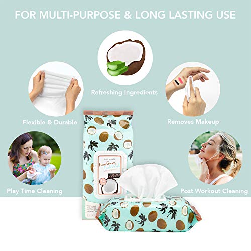 Кърпички за отстраняване на грим B. C. Beauty Concepts Обемна опаковка от 4 200 Кърпички за почистване на лицето Премахва мръсотия