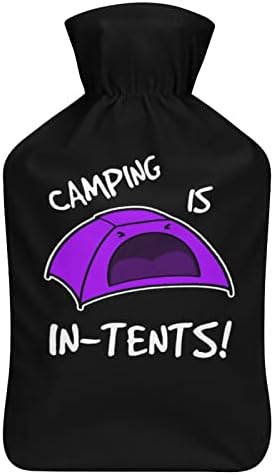Къмпинг се намира в Палатки, Бутилки с гореща Вода, Гумена Торбичка за топла вода със Сладка капак за облекчаване на