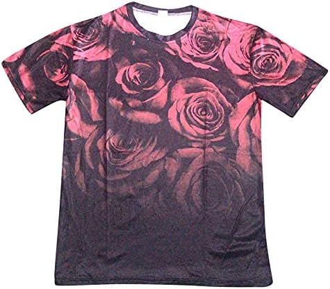 Мъжки Ежедневни Тениска NEARTIME, Летни Блузи с къс ръкав с Цифрово 3D Принтом и Цветисти принтом, Градиентные Върхове С кръгло