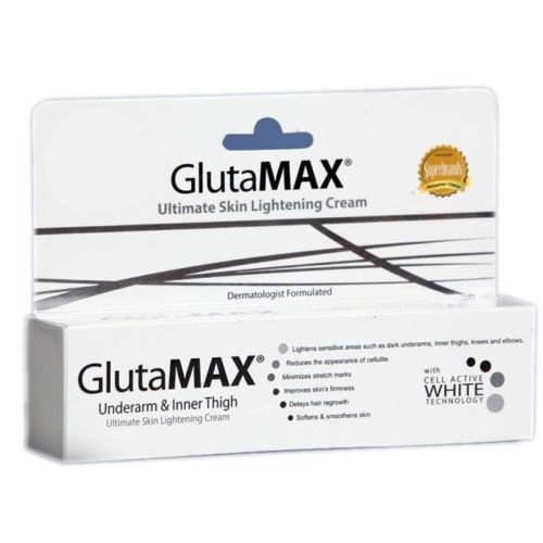 Крем за максимално изсветляване на кожата под мишниците и вътрешната част на бедрата Glutamax - 30 г