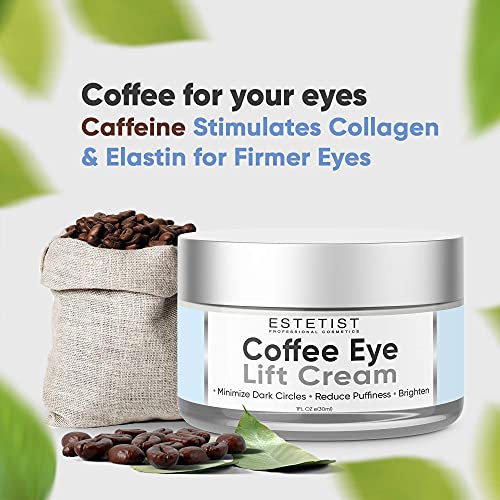 Мока крем за стягане на очите с кофеин и хидратиращ крем за лице с 2,5% Органичен ретинол, за деня и нощта с