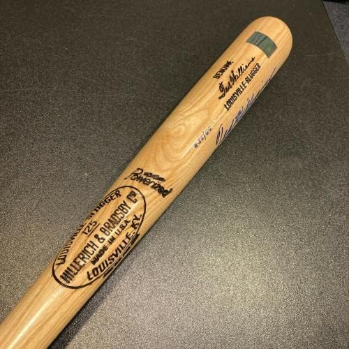 Бейзболна бухалка Тед Уилямс С голям Надпис Career STAT, Оценени от JSA MINT 9 - Бейзболни бухалки MLB С Автограф