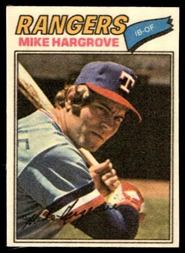 1977 Topps 20 Майк Харгроув Тексас Рейнджърс (Бейзболна картичка) EX/Mount Рейнджърс