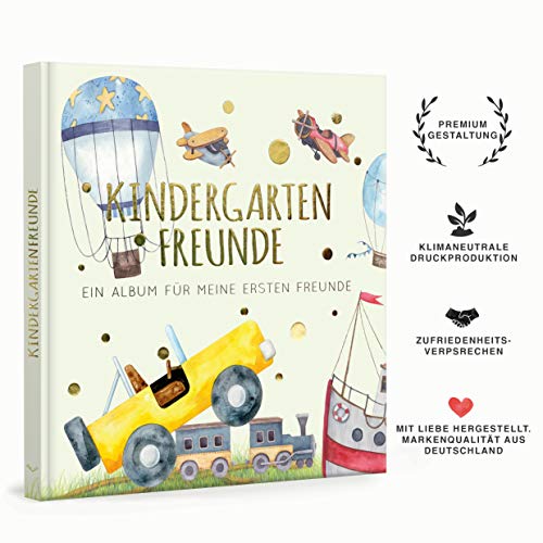 Kindergartenfreunde - FAHRZEUGE: ein Album für meine ersten Freunde (Freundebuch Kindergarten 3 Години) PAPERISH®