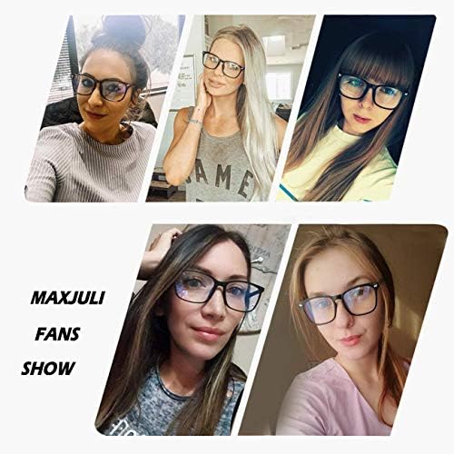 MAXJULI Blue Light Блокер Очила за Мъже и Жени и Ски Очила OTG Snow зареден очила с Магнитен