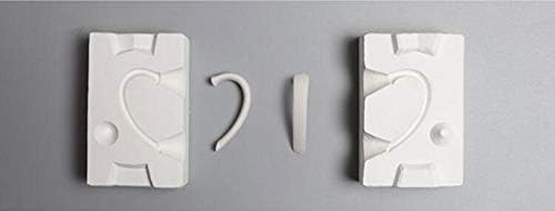 WellieSTR 1 комплект Мини 3D Форми за копчета чаша от гипс, форма за химикалки с керамичен чайник, форма за diy,