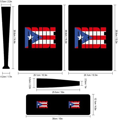 Пуерто Рико Флаг на Страната Рико Гордост на Страната 3 бр. Стикер на Цялото Тяло Стикер за PS5 Digital Edition за