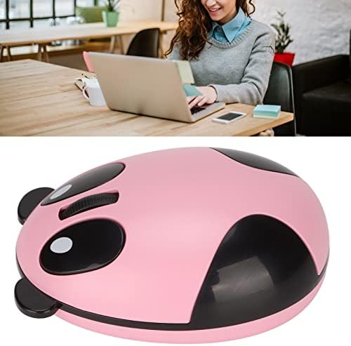 Сладък безжична мишка ASHATA Mini, Акумулаторна безжична мишка с 2.4 G с резолюция от 1200 dpi, Ергономичен дизайн и Модни Геймърска