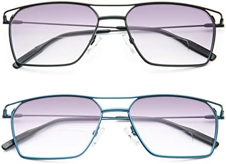 MMOWW Бифокални Очила за Жени, Очила за Четене, Пружинни Панти, 3 Чифта