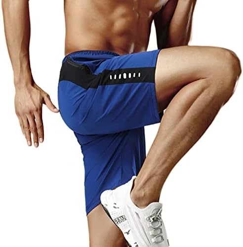 Мъжки къси панталони BECLOH бързо съхнещи Спортни Баскетболни Спортни Леки Спортни Шорти За Бягане във фитнеса с Джобове