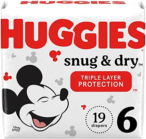 Бебешки пелени Huggies Snug & Dry, Размер 6 (35 + кг), 19 карата