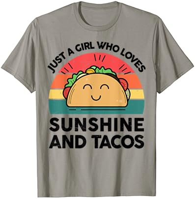 Тениска Girl Love Sunshine Тако Мексиканския Вторником и Забавна Фиестой