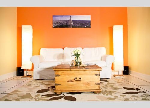 Хоризонт на Париж, на платно с размер 16 x 48 инча, Завернутом в галерейную филм
