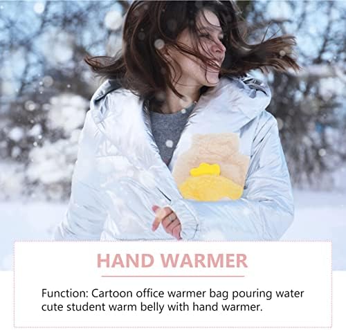 Пакет за топла вода Yellow Duck: Класическа бутилка за гореща вода с капак, премиум клас за топли и студени компреси,