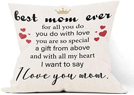 Най-добрите Цитати на мама за Всичко, което Правиш, го Правиш с Любов, Калъфки за възглавници Декор Подарък - Значими
