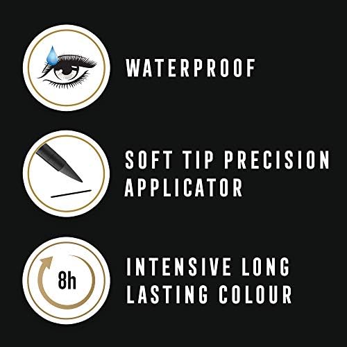 Водоустойчива очна линия за очи Max Factor Color X-Шик, № 02 антрацит металик, 0,06 грама