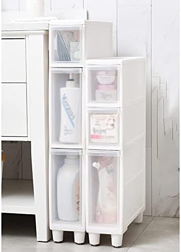 KAIKEA Лек и издръжлив Тесен шкаф за Тоалетни, Кухненски шкаф за съхранение, Рафтове за съхранение в Банята, Произведено