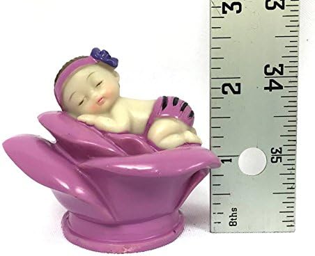 12 Детски Душ Baby Sleeping in a Lavender Rose с принтом във формата на Зебра, се предлага в кутия
