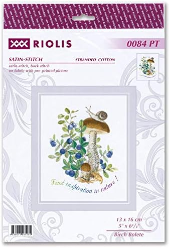 Комплект за бродиране и т.н RIOLIS 5 X 6,25-Бреза Болет, 1316 см, Мулти