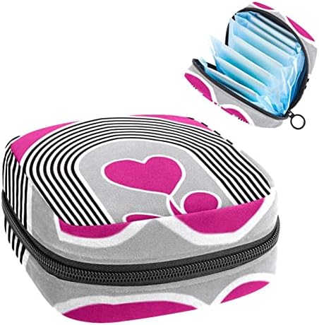Чанта За съхранение на Хигиенни Кърпички ORYUEKAN, Преносим Чанта за съхранение на Менструалния Купа за Жени и Момичета, Абстрактен
