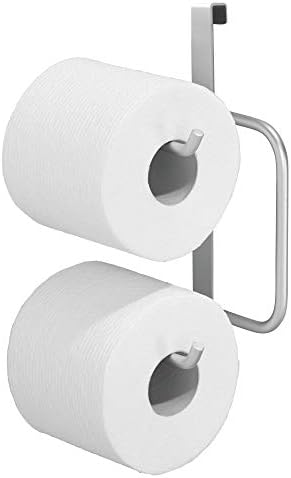 Подвесная Тоалетна хартия IDesign Метро от алуминий над казанче, 6,27 x 4,34 x 8,45, Диспенсер за хартиени кърпички