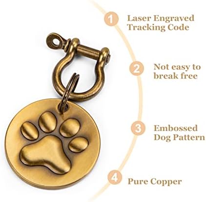 LLParty QR Кодови Идентификационни етикети за домашни любимци, Символи за кучета, Модифицирана онлайн профил, Безплатна