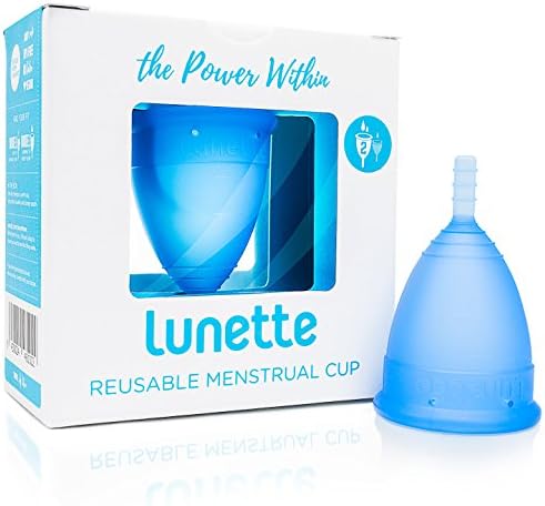 Менструална чаша Люнета - Синьо - Множество Менструална чаша модел 2 за интензивно притока на кръв