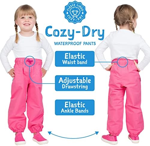 Детски непромокаеми панталони Cozy-Dry от дъжд и сняг JAN & JUL на лигавицата на руното