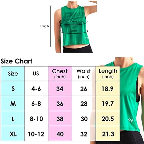 Дамски Съкратен Спортни Блузи с Активирането на Пот PaletteFit, Скъсяване на Риза без ръкави за практикуване