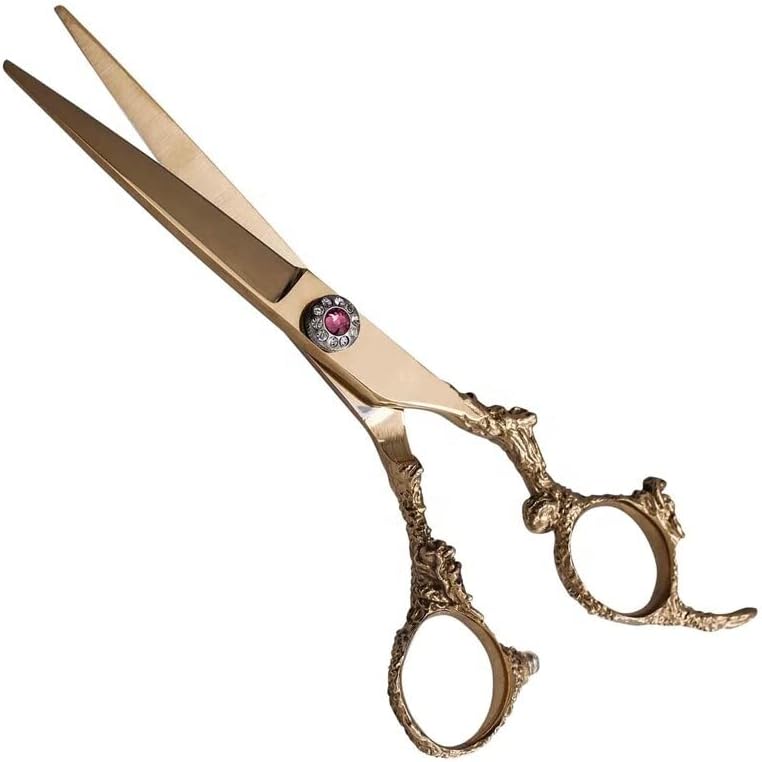 Ножица За Подстригване на Коса, 6-Инчов Японските Професионални Фризьорски Ножици От Неръждаема Стомана 440C, Комплект