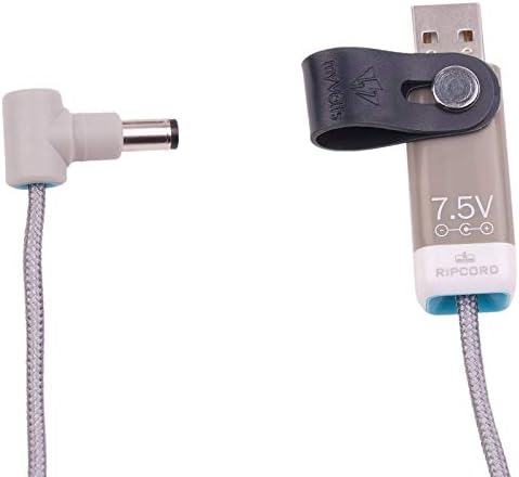 Захранващ кабел myVolts Ripcord от USB до 7.5 vdc, съвместим с монитор Philips Avent SCD530 Parent родителски
